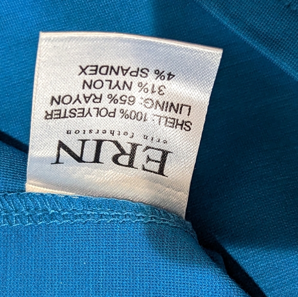 ERIN Blue Lola Dress - 4 - Picture 5 of 7